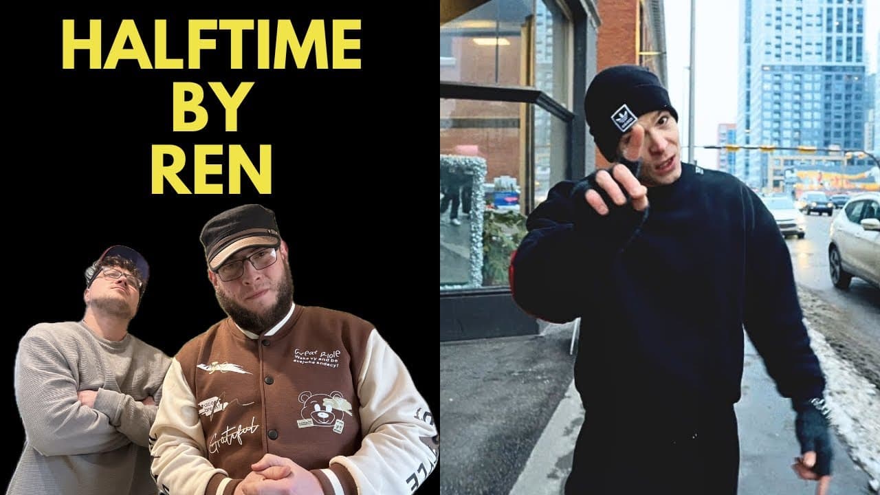 HALFTIME (NAS RETAKE) - REN (UK Independent Artists React) REN BACK WITH THE BARZ!!