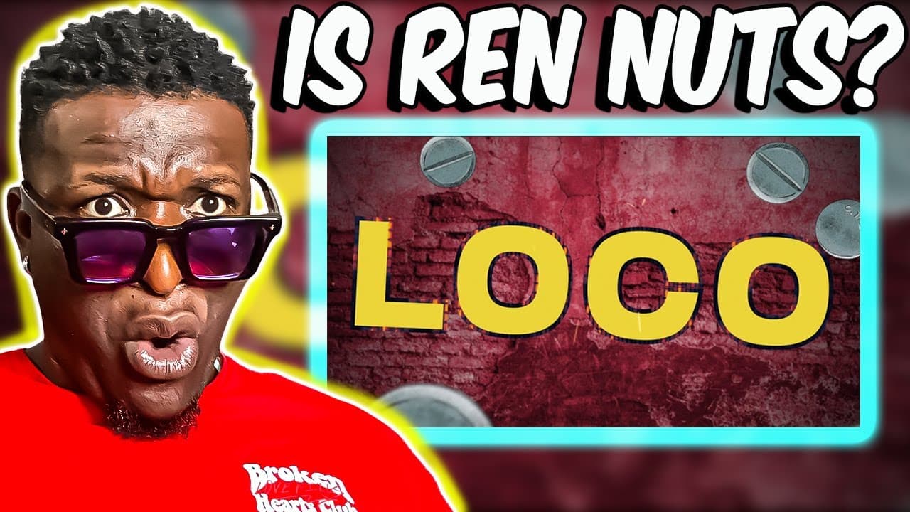 THIS MAN REN IS CRAZY! | Ren - Loco (Official Lyric Video) REACTION