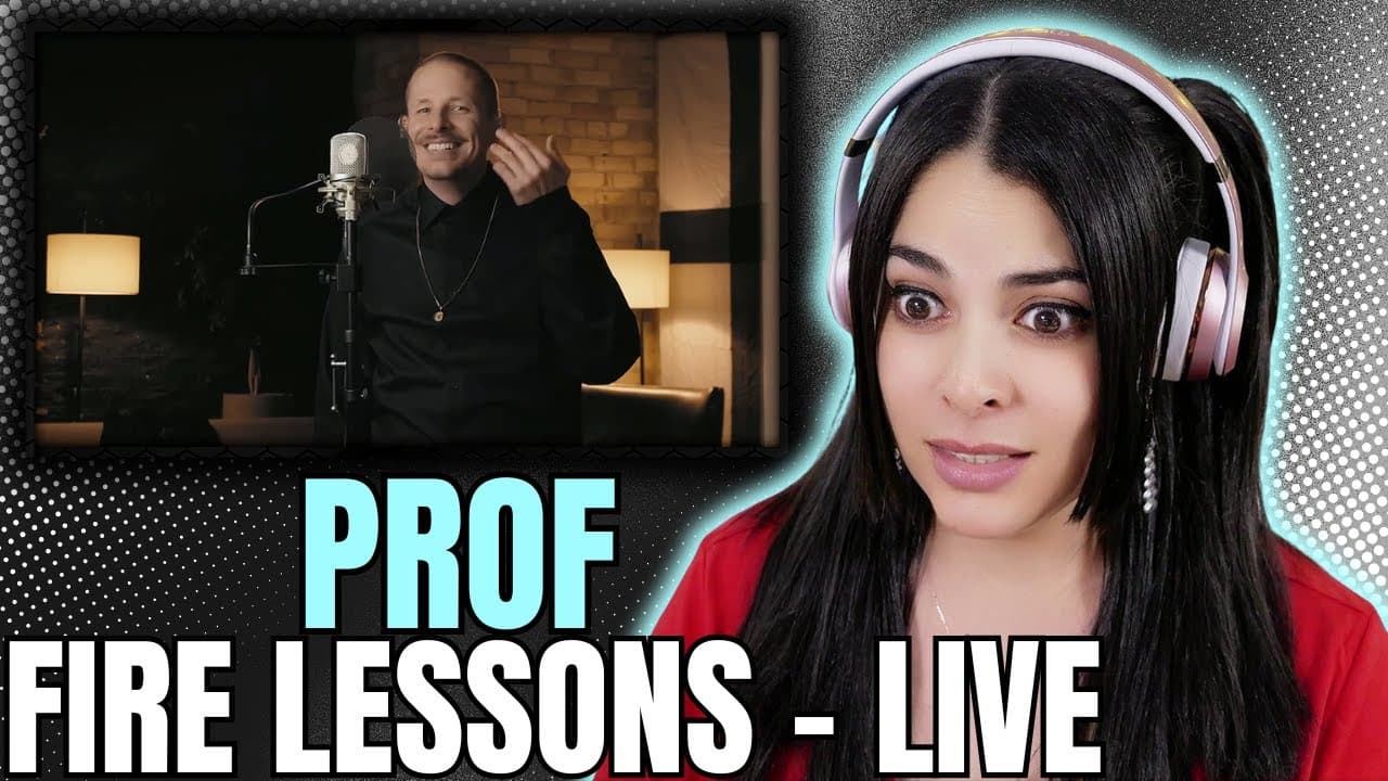 PROF – Fire Lessons Reaction | Had Me Leaning In From The First Line 💥