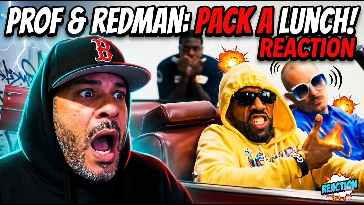 PROF   Pack A Lunch feat  Redman Official Music Video REACTION by Perry3xStudios