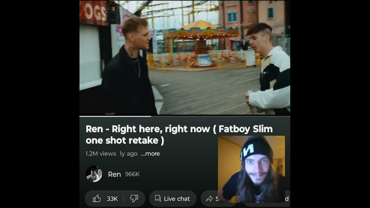 REN- RIGHT HERE, RIGHT NOW(FATBOY SLIM ONE SHOT RETAKE) SO MUCH ANGST 😂🔥INDEPENDENT ARTIST REACTS