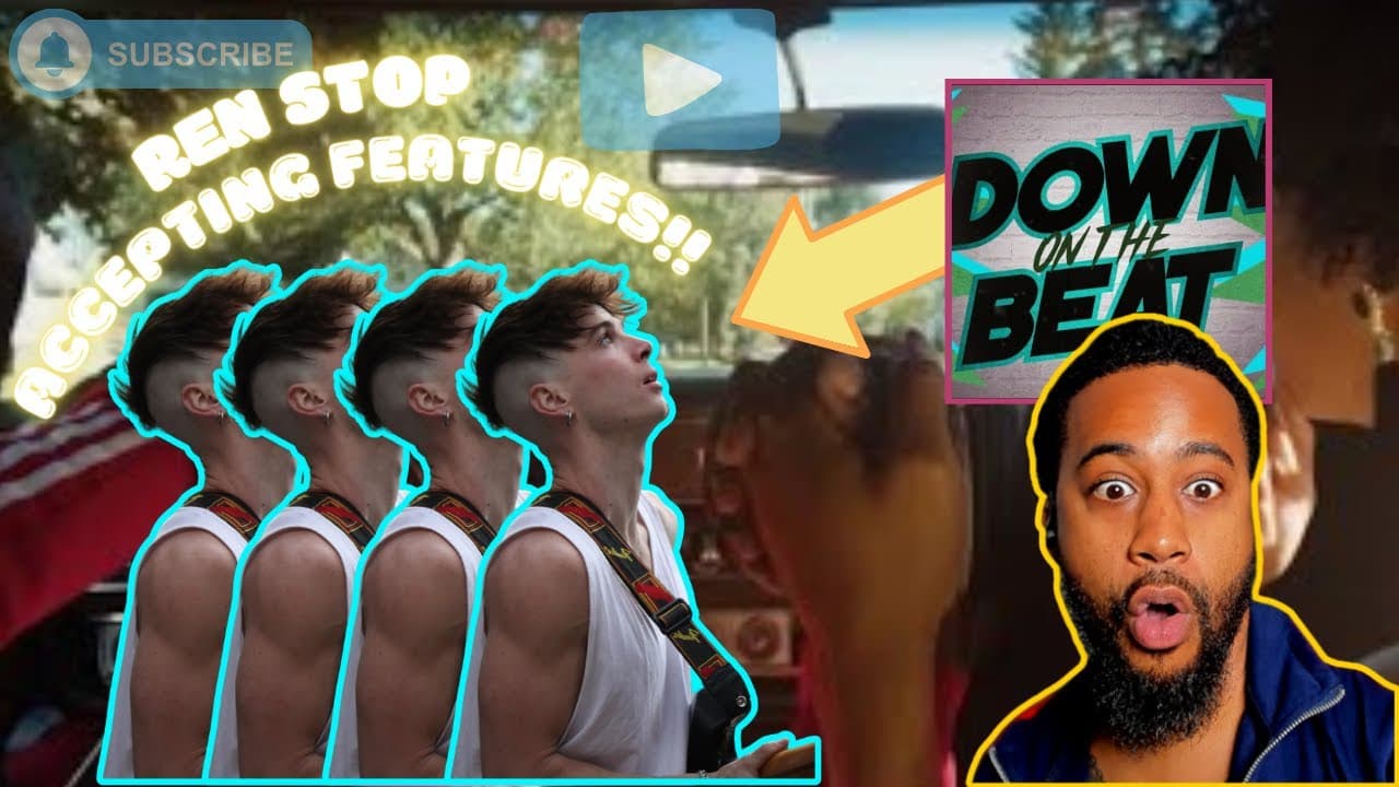 REN KILLS EVERY FEATURE 🔥🔥 REN - DOWN ON THE BEAT FT.  | REACTION