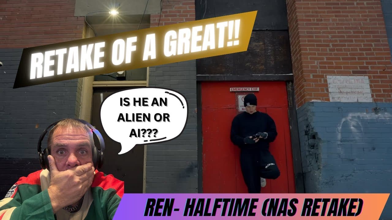 First Time Reaction | REN GIVING FLOWERS TO HIP HOP | Ren- Halftime (Nas Retake)
