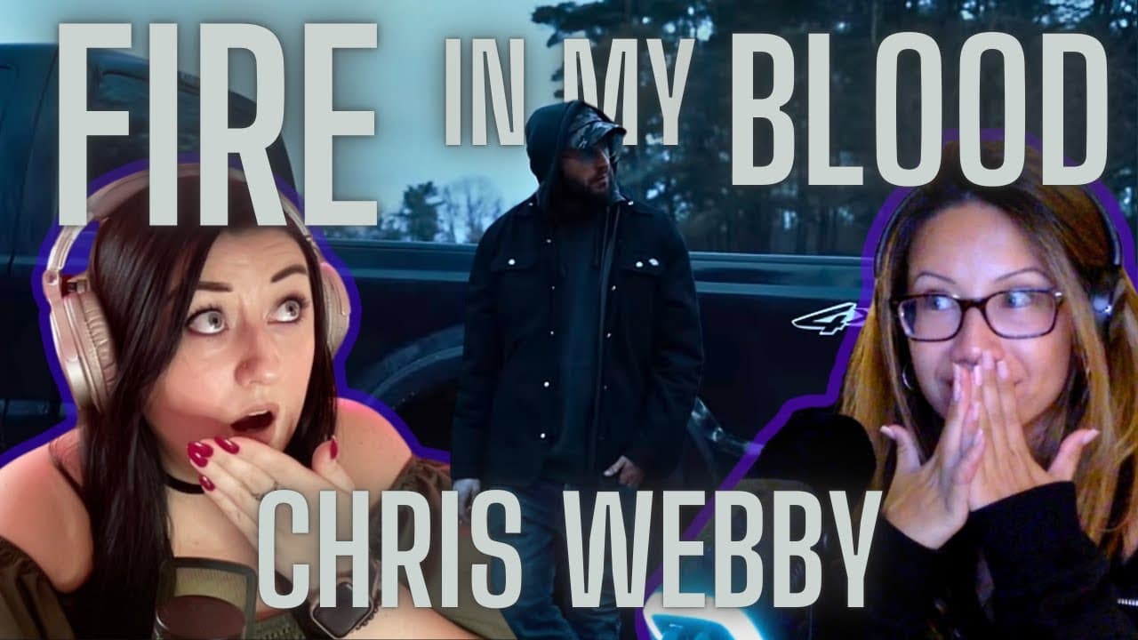 Cousins react to FIRE IN MY BLOOD by CHRIS WEBBY