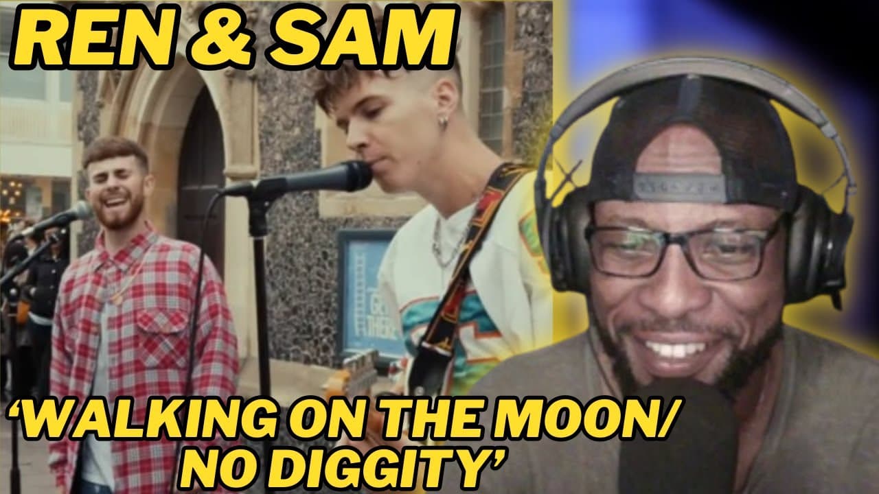 REN & SAM TOMPKINS UNFORGETTABLE LIVE PERFORMANCE: WALKING ON THE MOON / NO DIGGITY | REACTION