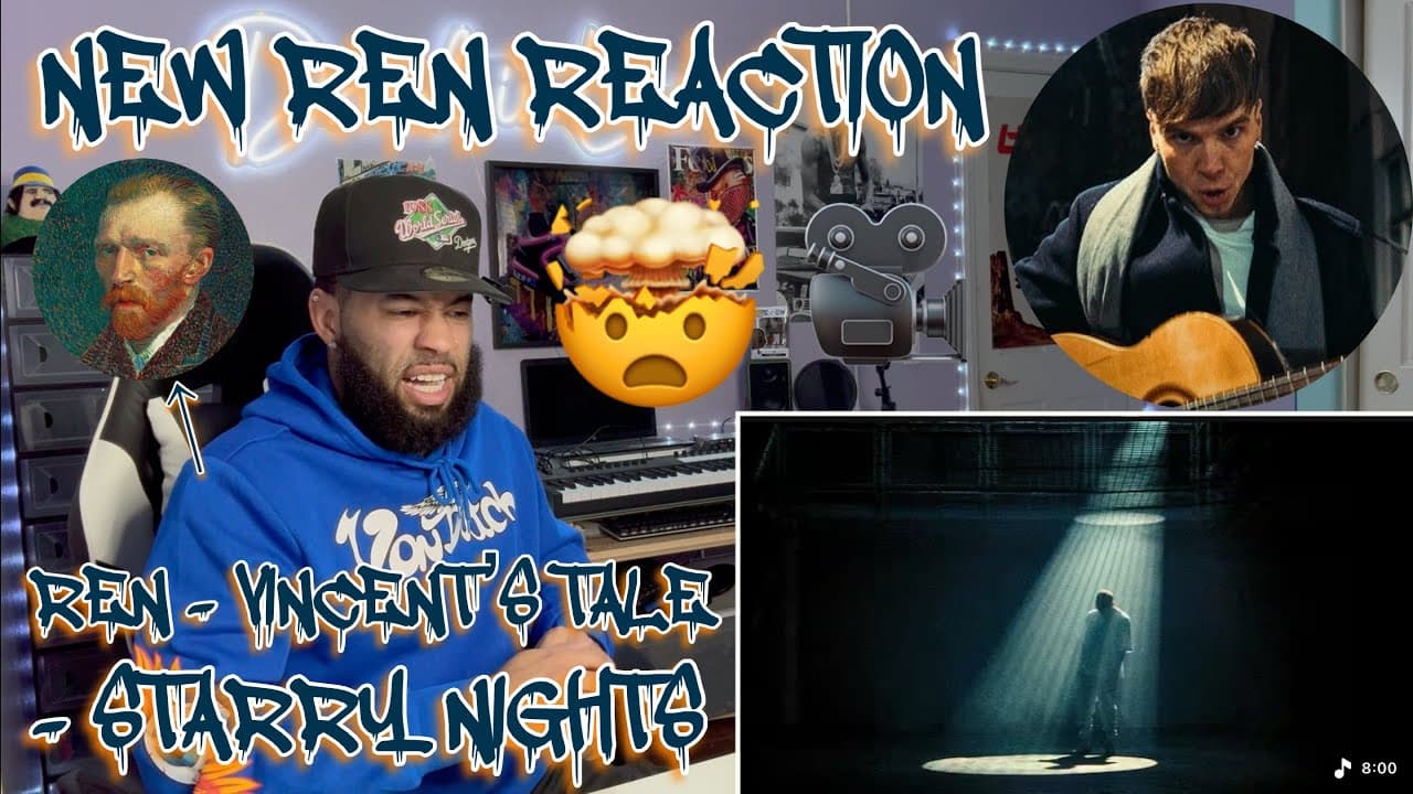 REN DROPPED 8 MIN OF STRAIGHTS FACTS! | Ren - Vincent's Tale - Starry Night (REACTION!!!) #uk #rap