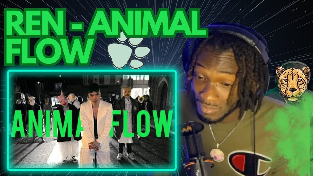 "GAS" REN - Animal Flow (OFFICIAL MUSIC VIDEO) | Simply Not Simple Reactions