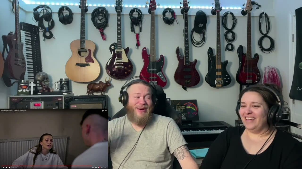 Ren X Chinchilla - Chalk Outlines - First Time Reaction! WOW :(