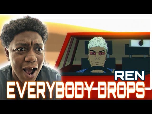 Ren - Everybody Drops (Official Visualizer) REACTION