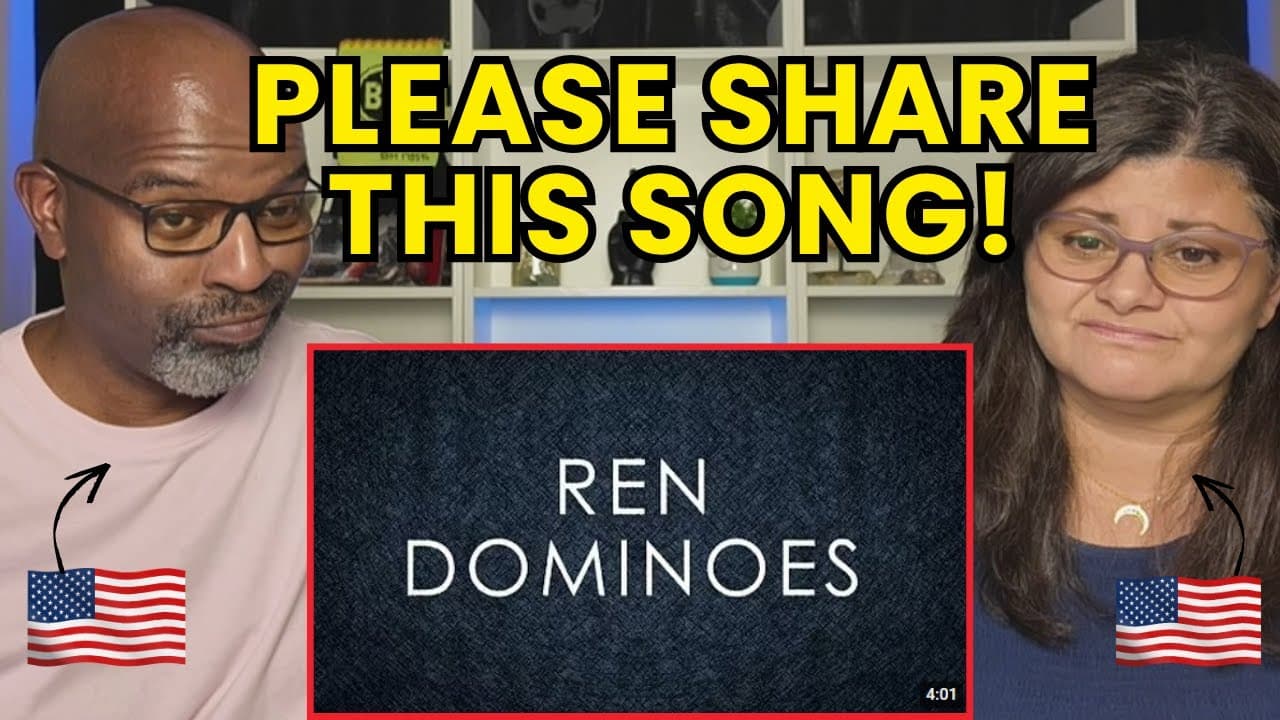 POWERFUL and THOUGHT-PROVOKING Song by Ren | Dominoes | Americans React