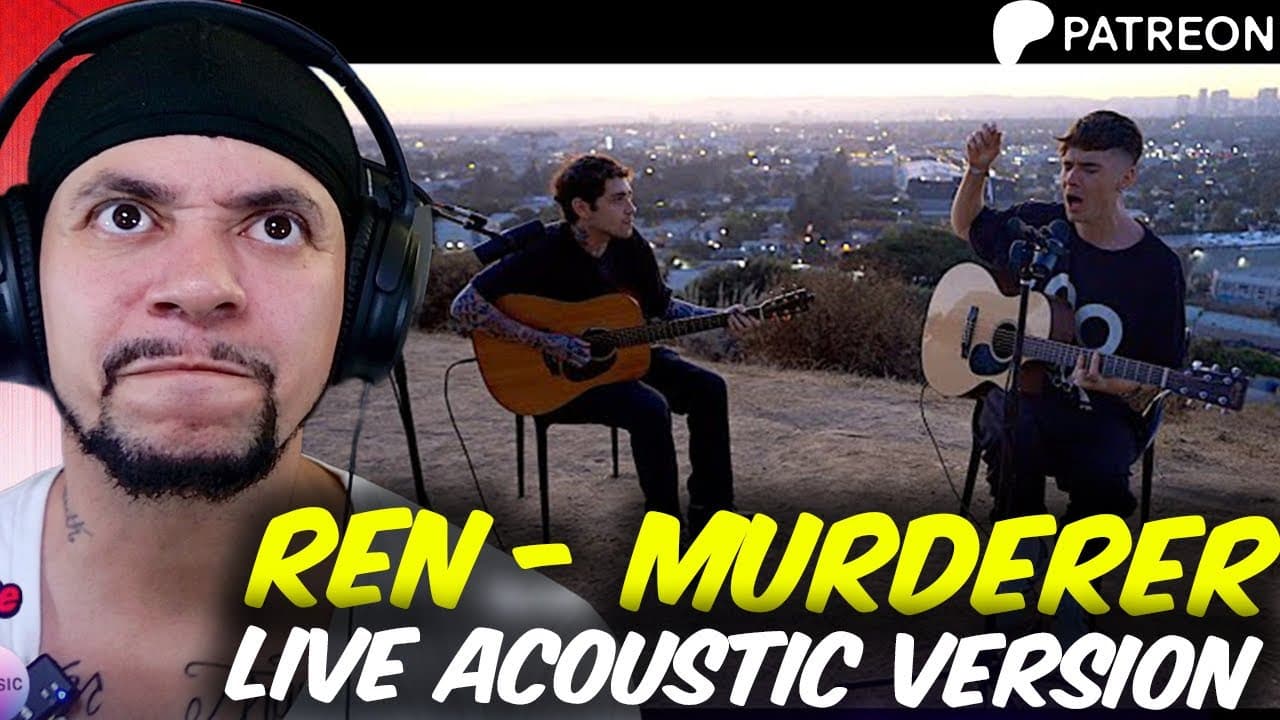 A WHOLE NEW VIBE!!!! Ren - Murderer (Live Acoustic Version) (LIVE REACTION)