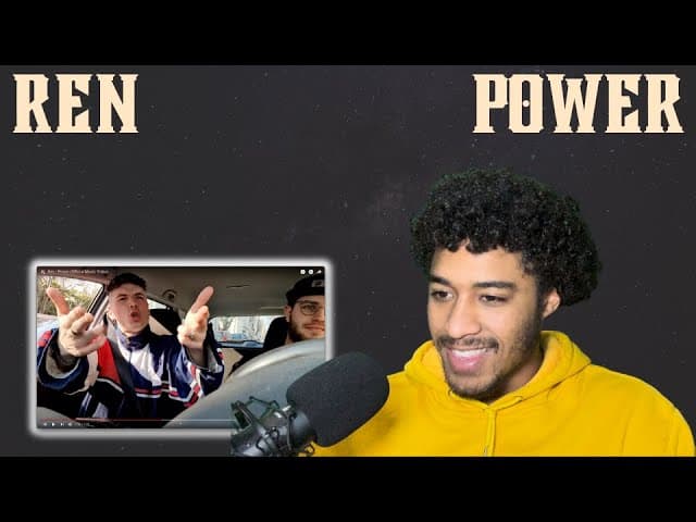 FIRST TIME HEARING Ren - Power (Official Music Video) | REN REACTION