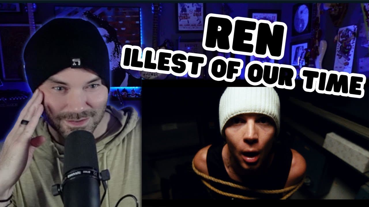 FIRST TIME REACTION TO - REN - ILLEST OF OUR TIME ( Metal Vocalist )