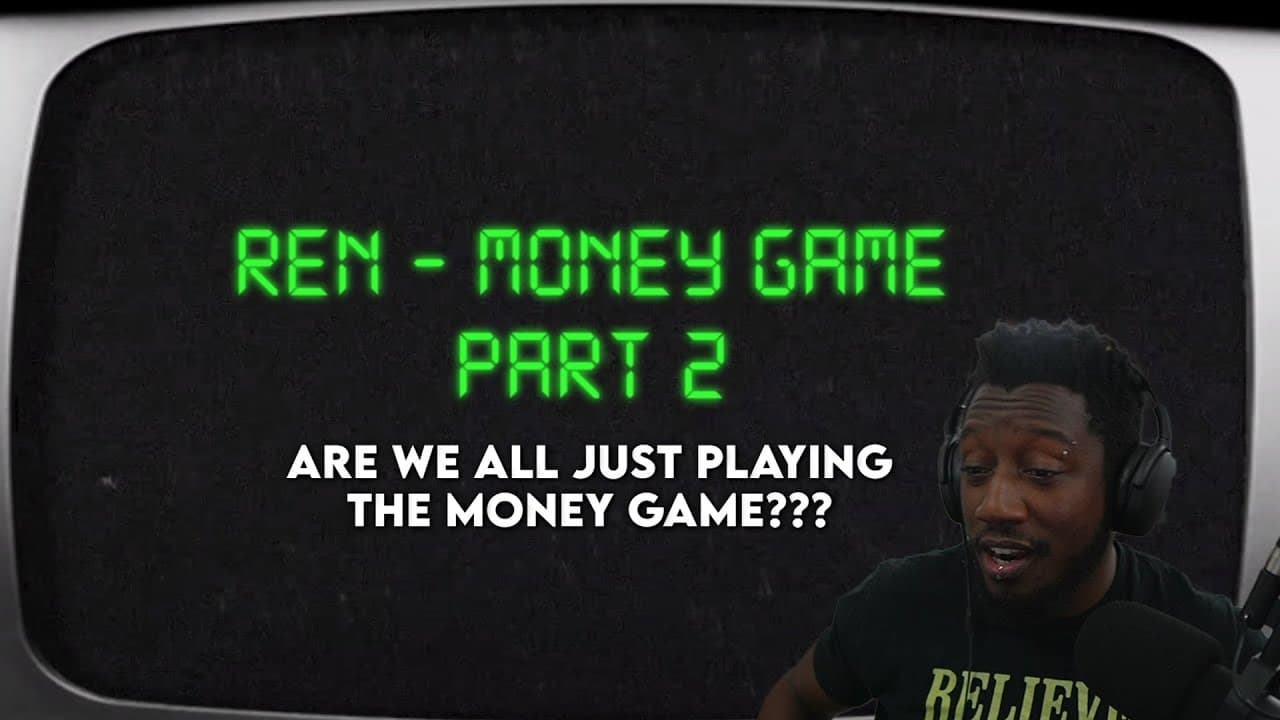 TheBlackSpeed Reacts to Money Game Part 2 by Ren! Is it BAD that we're playing the game???
