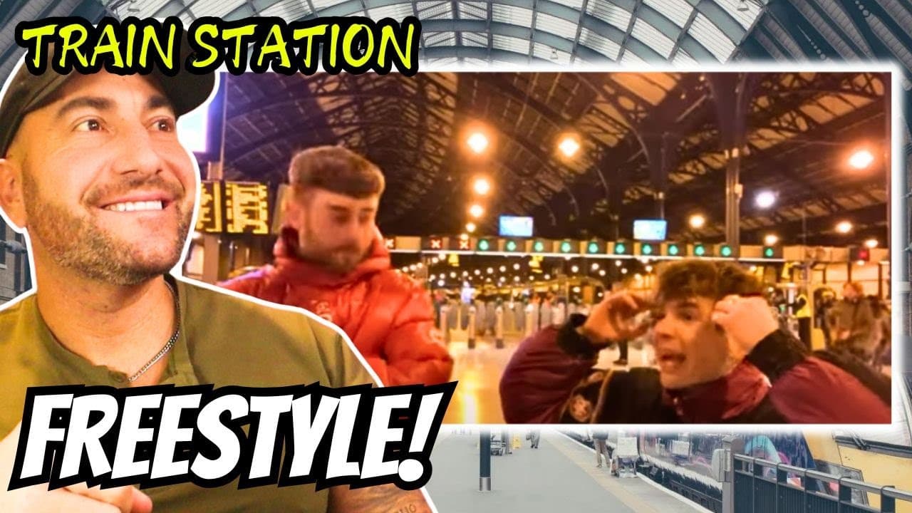 Ren & Sam Tompkins - Brighton Train Station Jam | First REACTION!