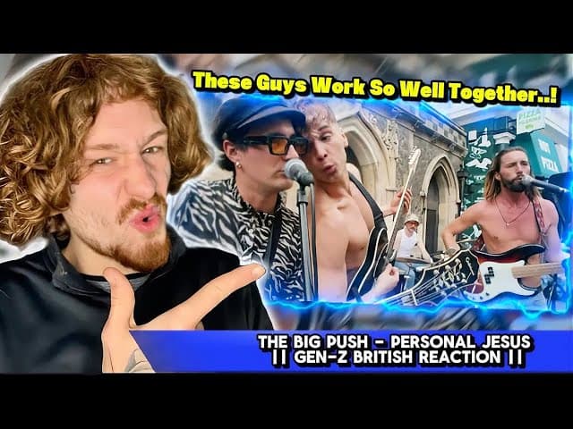 I Need To Experience This Live..! || The Big Push - Personal Jesus || Gen-Z British Reaction ||