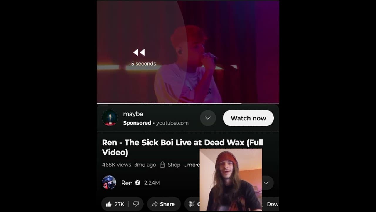 REN- FIRE IN THE BOOTH(LIVE DEAD WAX)  HE REALLY PULLED THIS OFF   💜🖤 INDEPENDENT ARTIST REACTS